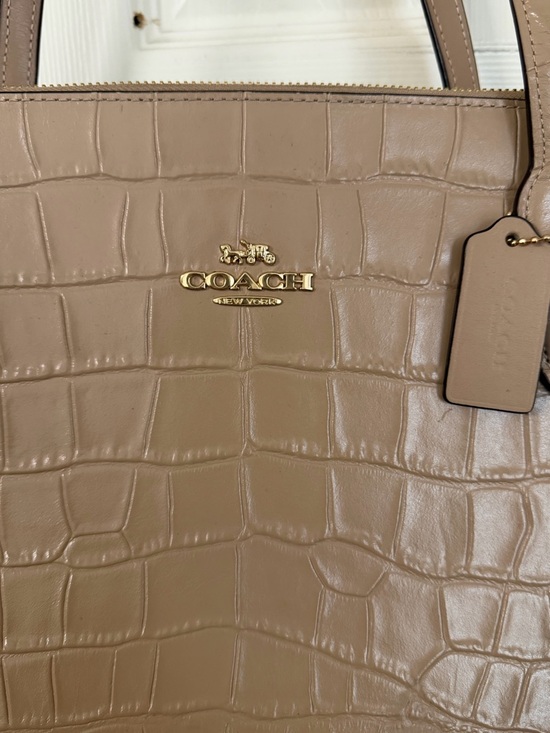 Coach Nina Carry All Tote In Taupe - Picture 3 of 11